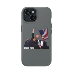 Trump 2024 Magnetic Tough Case Grey