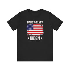 Bare Shelves Biden USA Flag