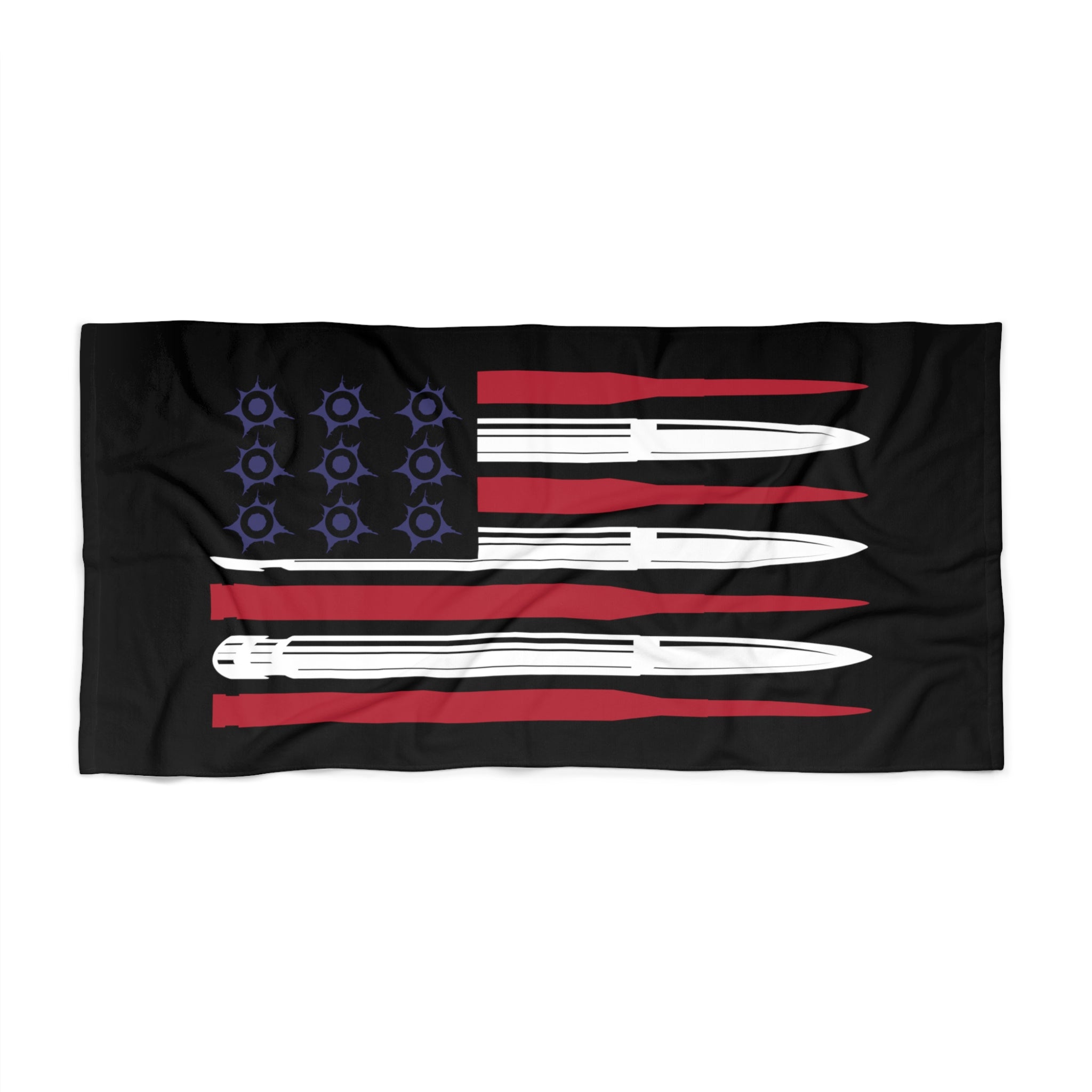 USA Bullet Flag Beach Towel (Colors)