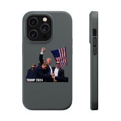 Trump 2024 Magnetic Tough Case Grey