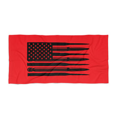 USA Bullet Flag Beach Towel